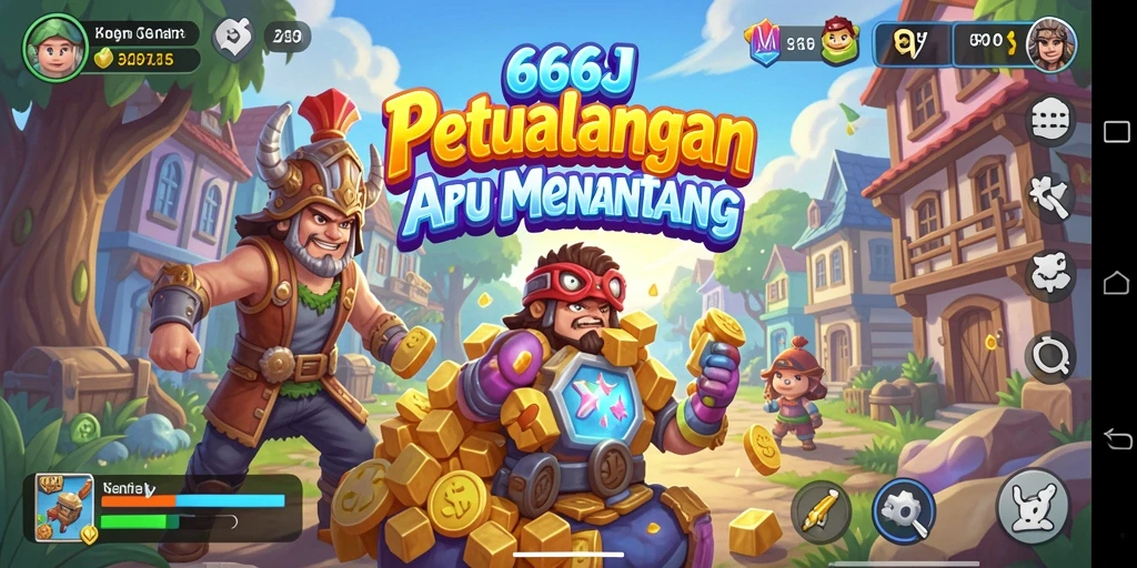 Screenshot gameplay 666J menampilkan aksi seru dalam permainan arcade.