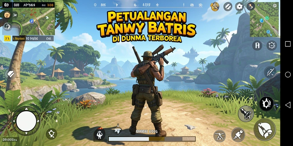 Tampilan gameplay AP686 dengan kebebasan eksplorasi Open World.