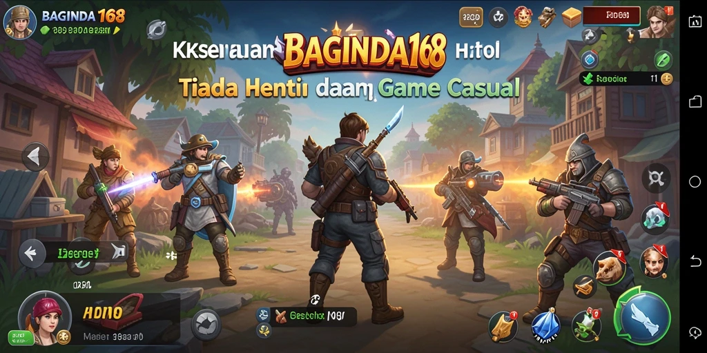 Tampilan screenshot gameplay <strong>BAGINDA168</strong> menunjukkan keseruan bermain game Casual.
