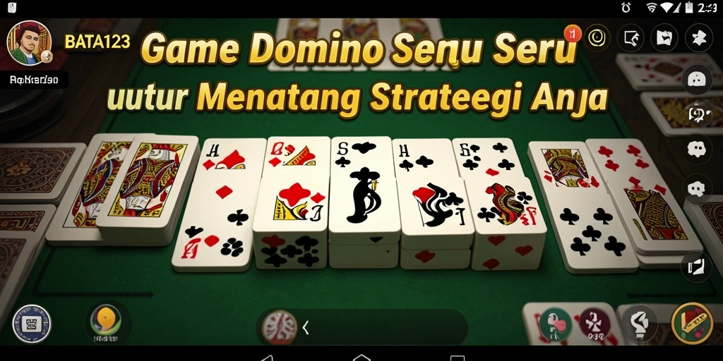 Tampilan gameplay seru BATA123 dengan berbagai tantangan Domino.