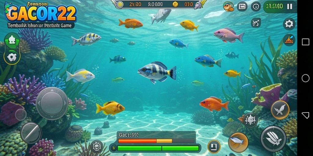 Tangkapan layar menampilkan gameplay seru di GACOR22.
