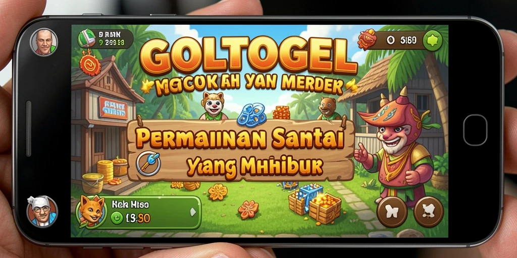 Tampilan screenshot GOLTOGEL menunjukkan gameplay yang santai dan menyenangkan.