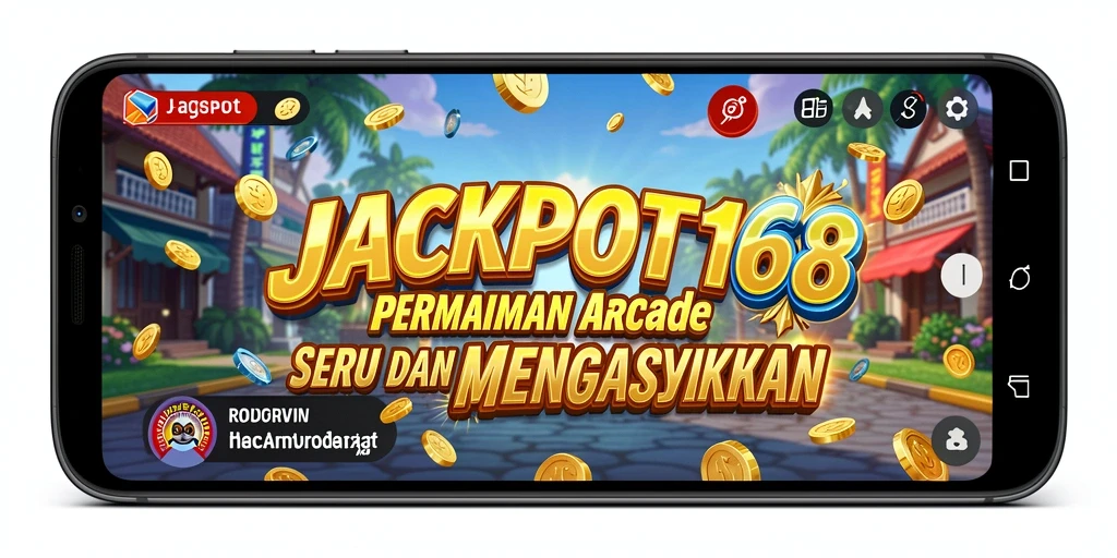 Tampilan gameplay JACKPOT168 yang seru dan dinamis.