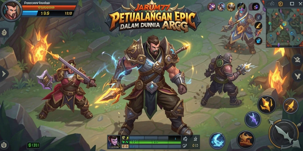 Gameplay menarik di dunia fantasi JARUM77 dengan pertarungan epik.