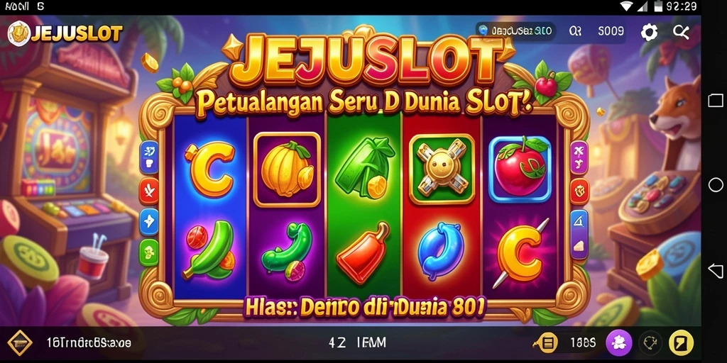 Menampilkan gameplay seru dan menegangkan di JEJUSLOT.