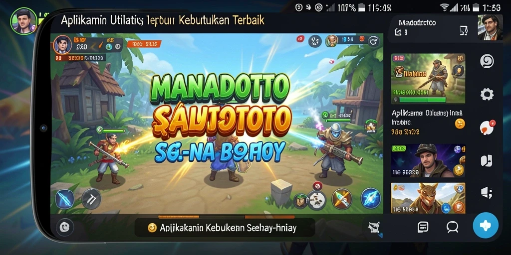 Tampilan antarmuka utama MANADOTOTO yang mudah digunakan.