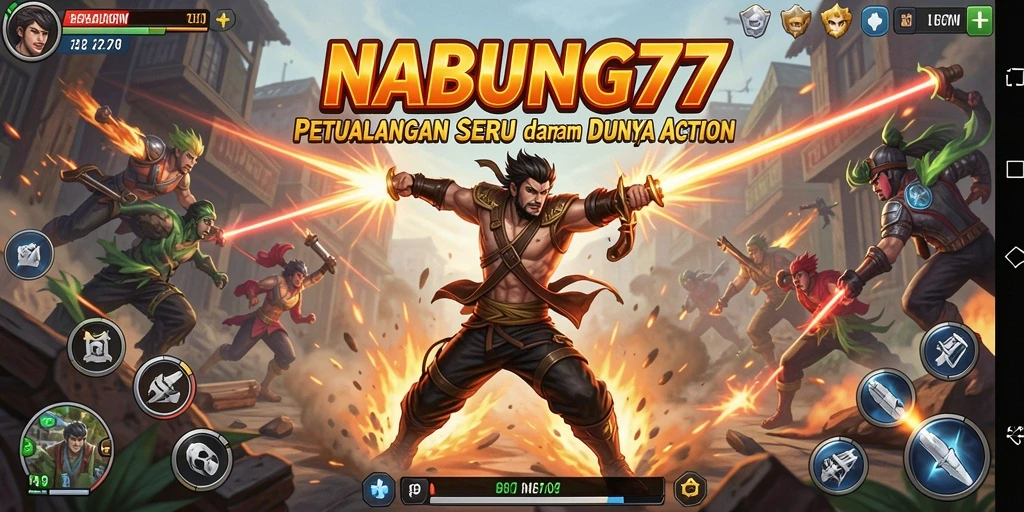 Gameplay NABUNG77 yang seru dan menantang dalam aksi berkecepatan tinggi.