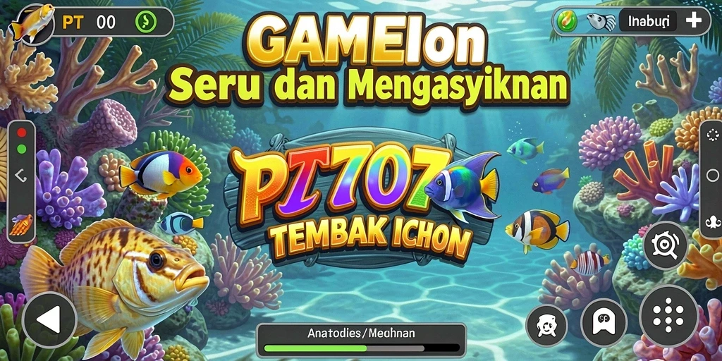 Tampilan gameplay Tembak Ikan yang menawan dan menarik.