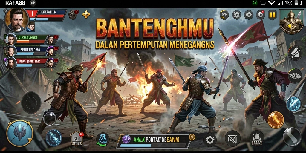 Tampilan gameplay menarik dari RAFA88 dengan menara pertahanan yang strategis.