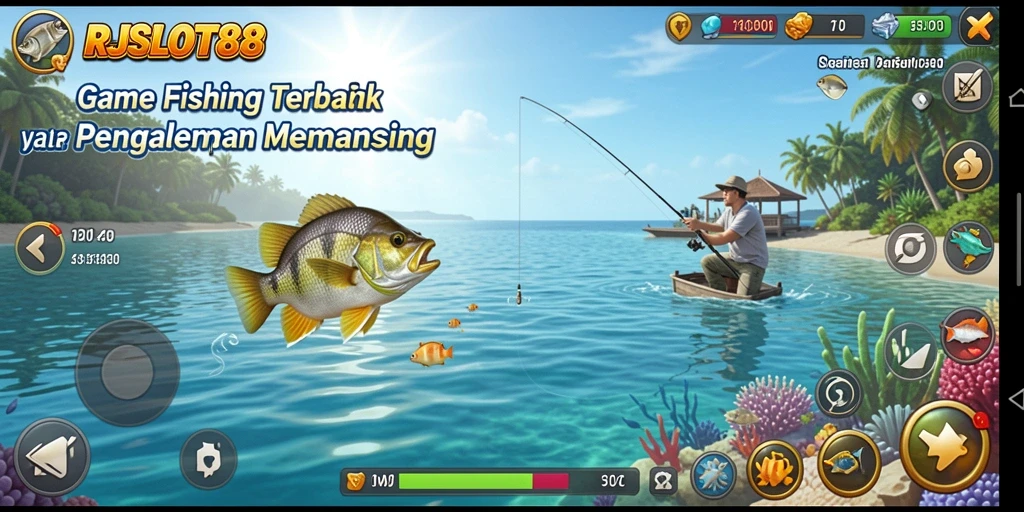 Tangkapan ikan yang menakjubkan dalam gameplay RJSLOT88.