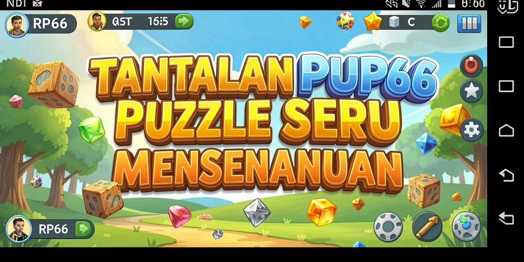 Tangkapan layar gameplay RP66 yang menampilkan tantangan Puzzle.