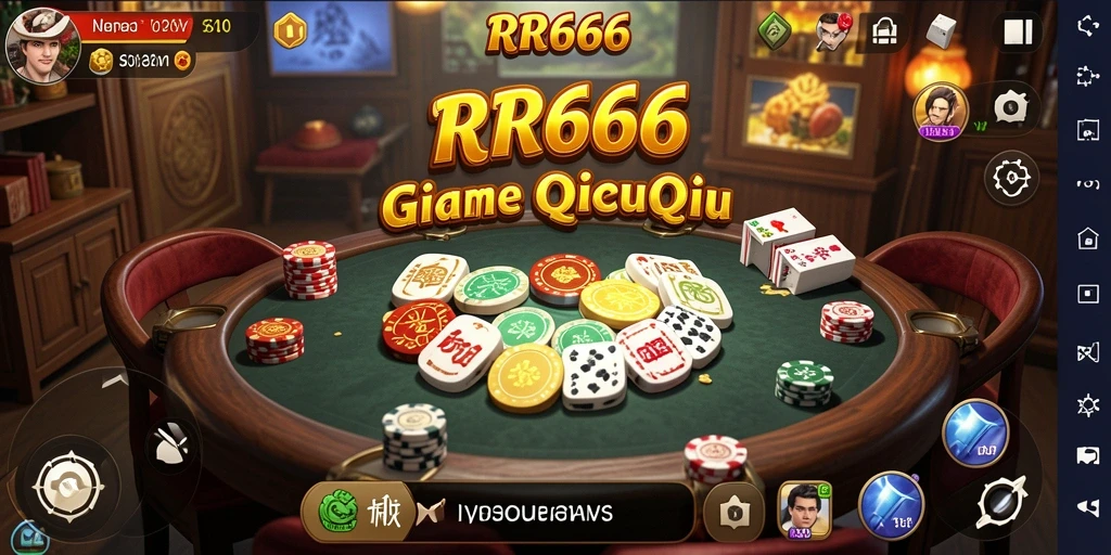 Screenshot gameplay RR666 dengan aksi seru QiuQiu.