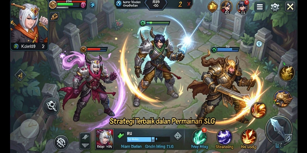 Tampilan gameplay SLG yang menarik dan strategis di RR89.