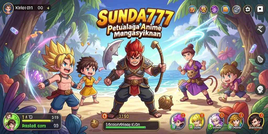 Tampilan gameplay SUNDA777 yang penuh warna dan menarik.