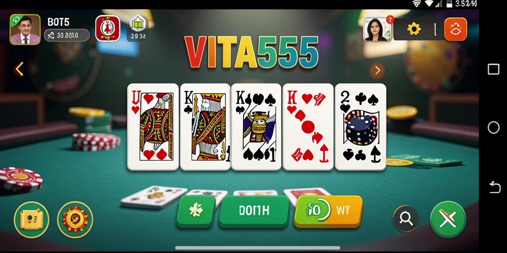 Tampilan gameplay VITA555 yang memukau dan interaktif.