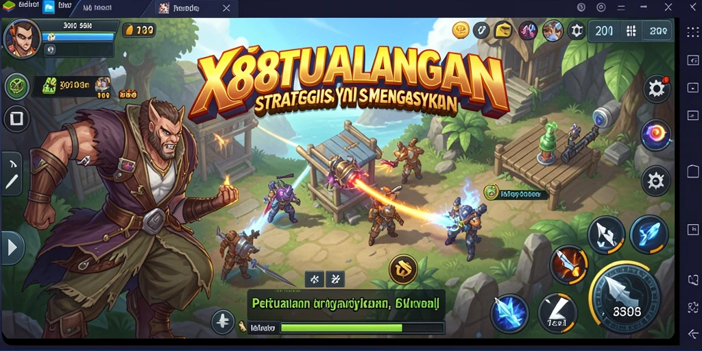 Gameplay X88 yang seru menanti para pemain strategi.